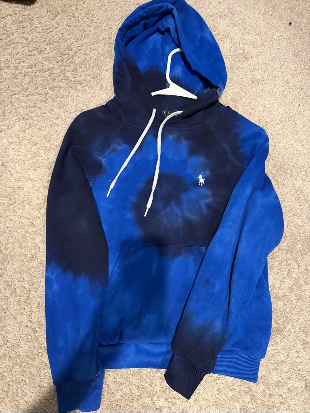 Polo by Ralph Lauren Blue & Navy Tie-Dye Hoodie